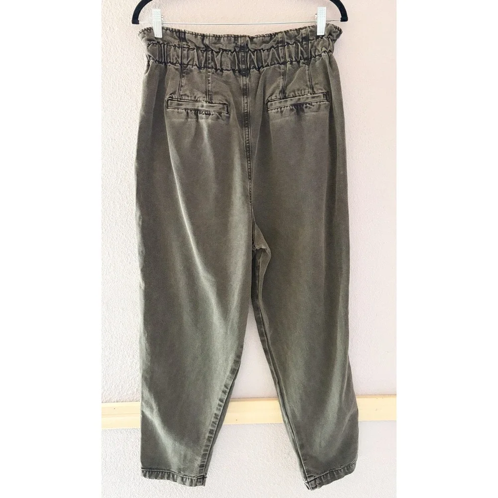Free People High Waisted Margate Paper Bag Trouser Size Small